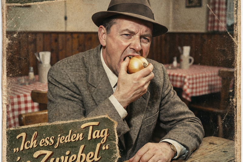 Pressemitteilung: Heinz Wasserpfeffer – Ich ess jeden Tag ‘ne Zwiebel